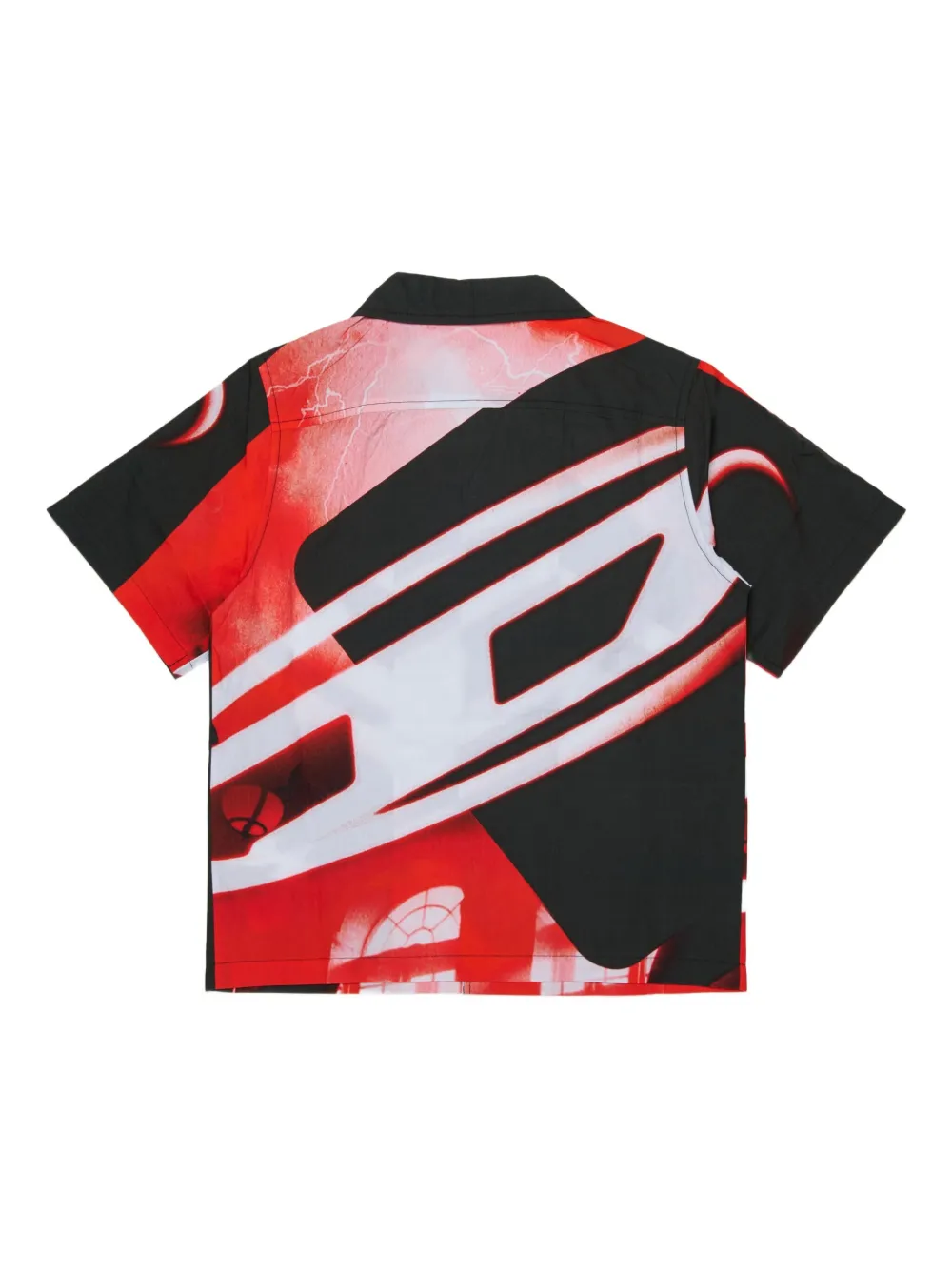 Diesel Kids Shirt met print Zwart