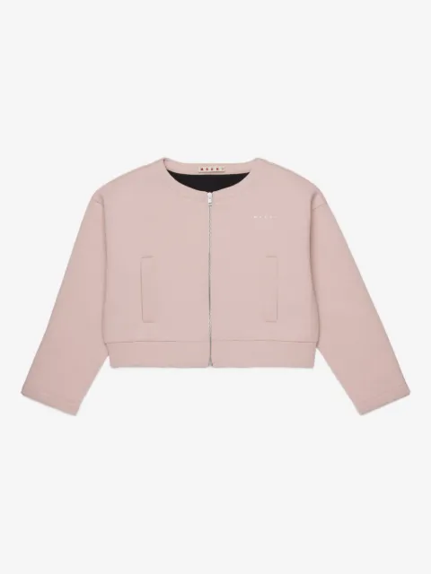 Marni Kids pocket zipped bomber jacket