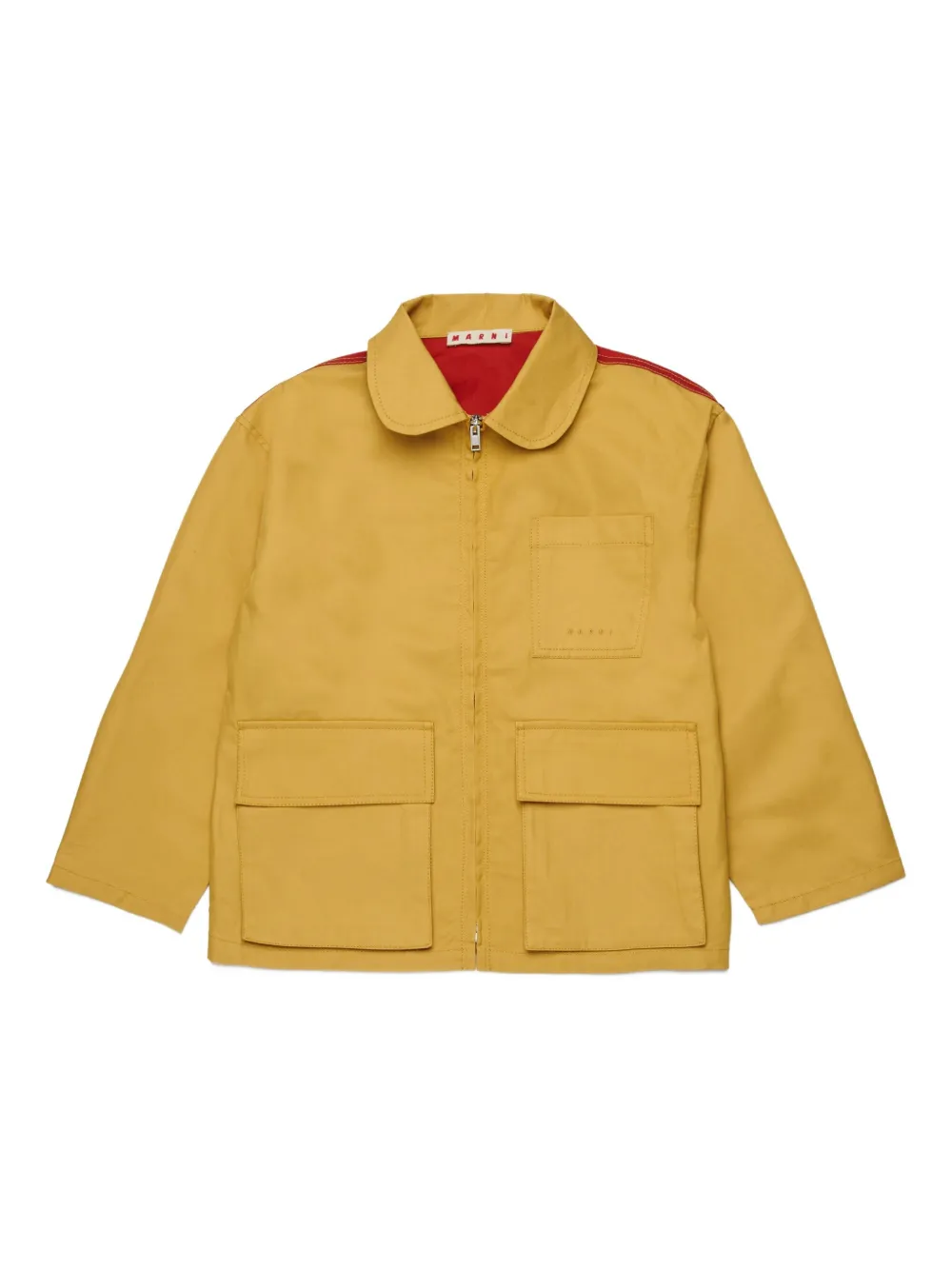 Marni Kids Bomber con zip - Giallo