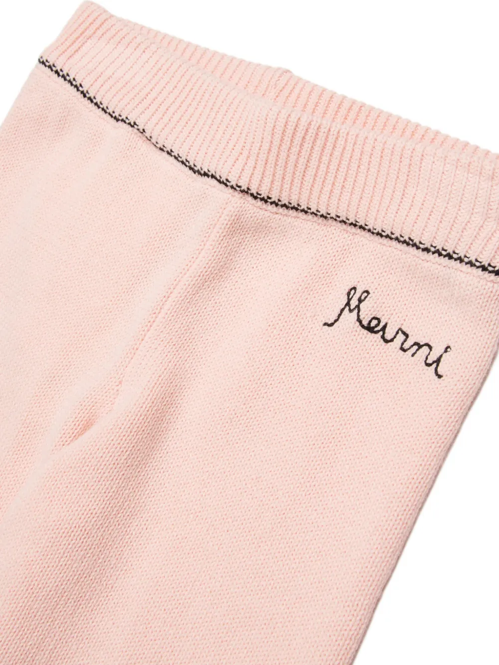 Marni Kids Broek met geborduurd logo Roze