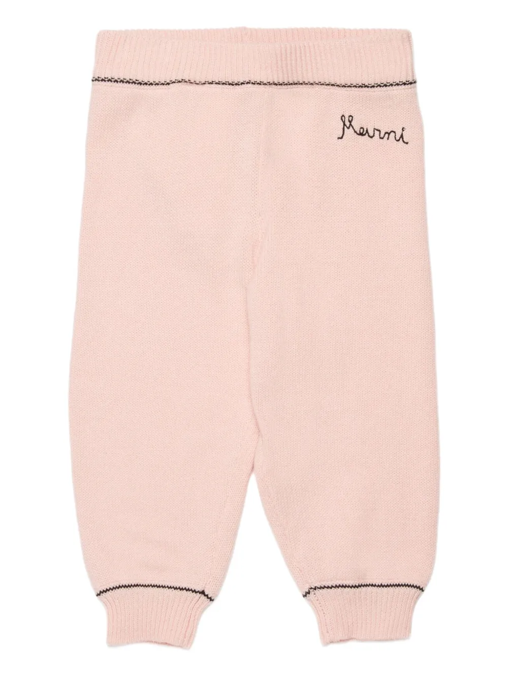 Marni Kids Pantaloni con logo - Rosa