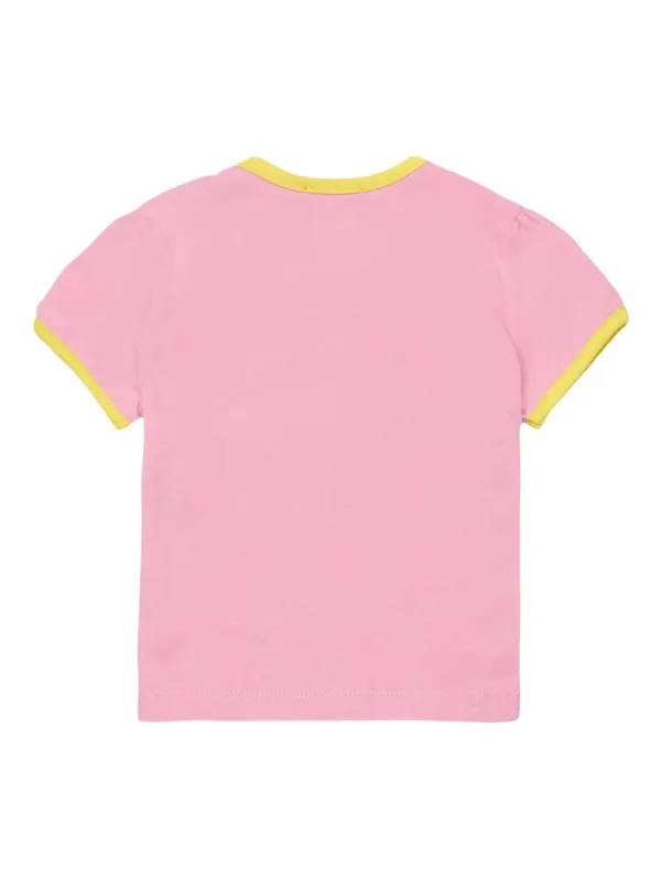 Diesel Kids Telab Embroidered T-shirt | Pink | FARFETCH