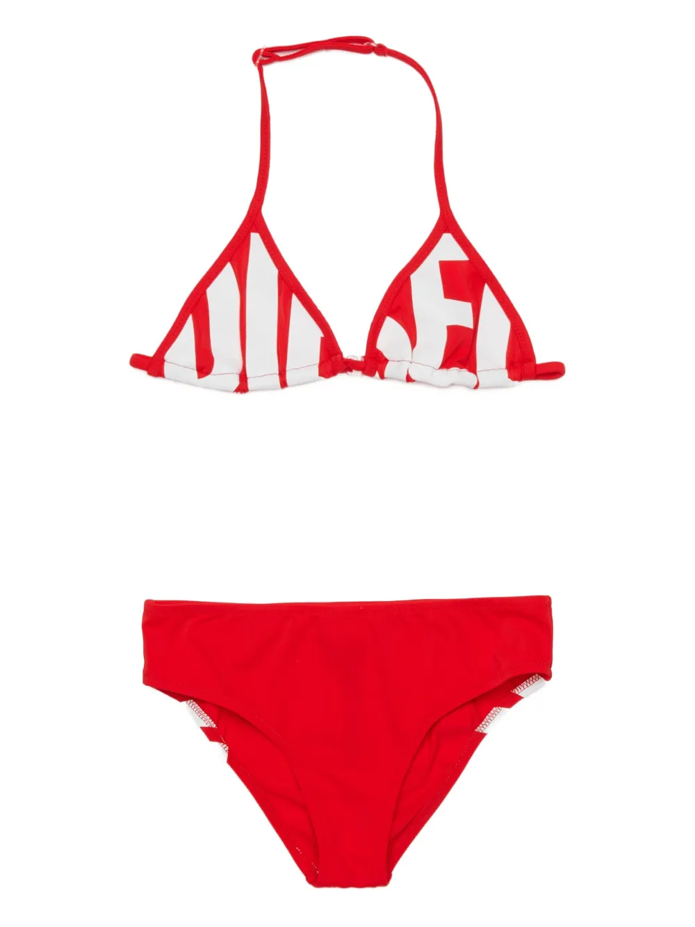 Diesel Kids Bikini Middy con stampa - Rosso