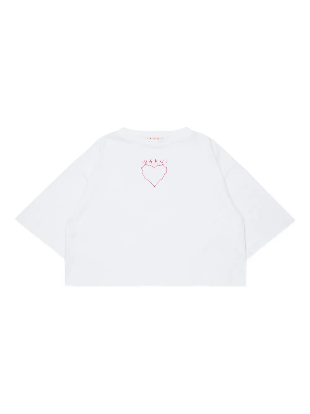 Marni Kids T-shirt con ricamo - Bianco