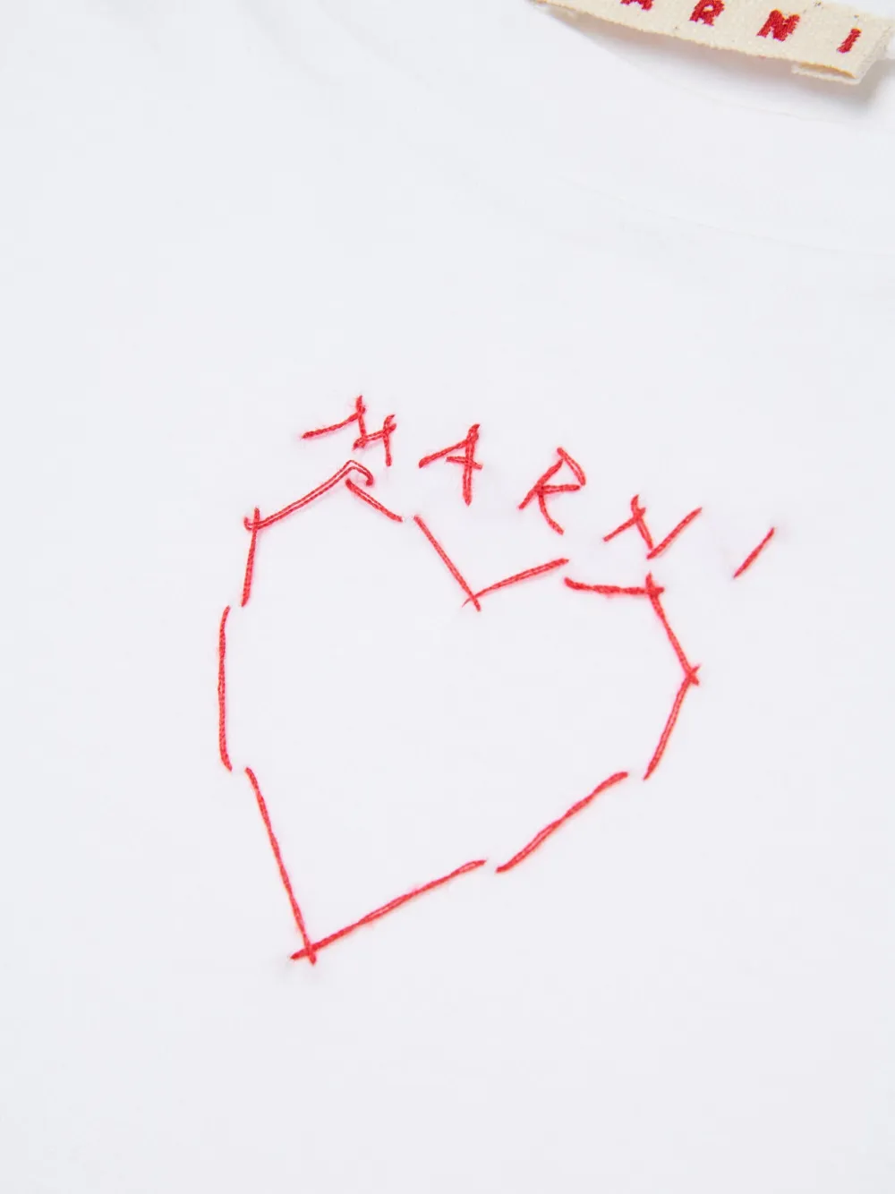 Marni Kids Katoenen T-shirt Wit