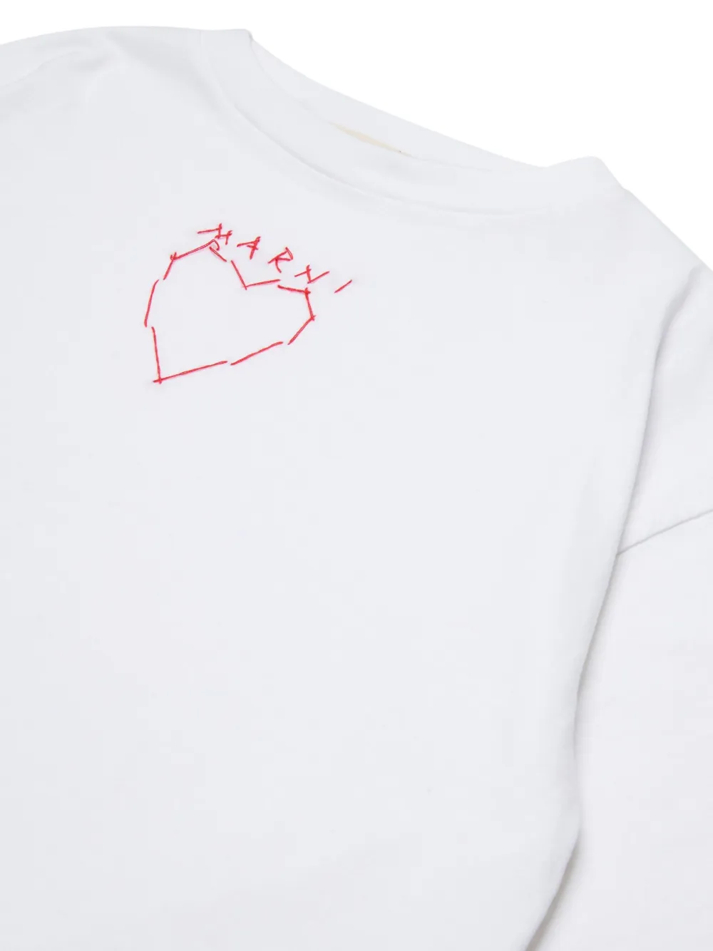 Marni Kids Katoenen T-shirt Wit