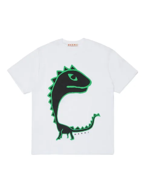 Marni Kids dinosaur-print T-shirt