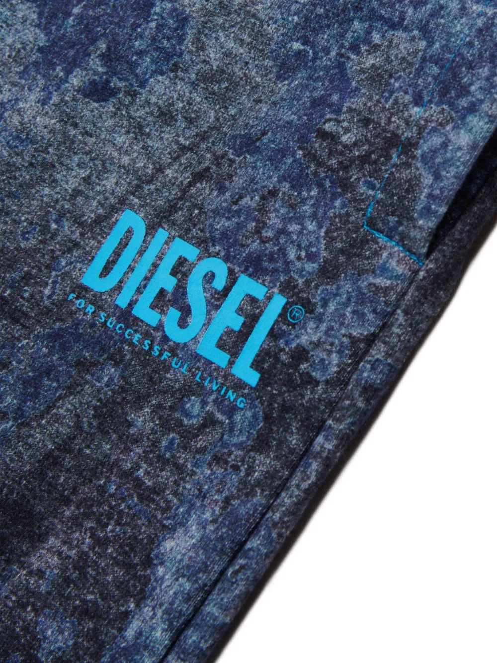  Diesel Kids Pmim Logo-print Trousers - Blue 