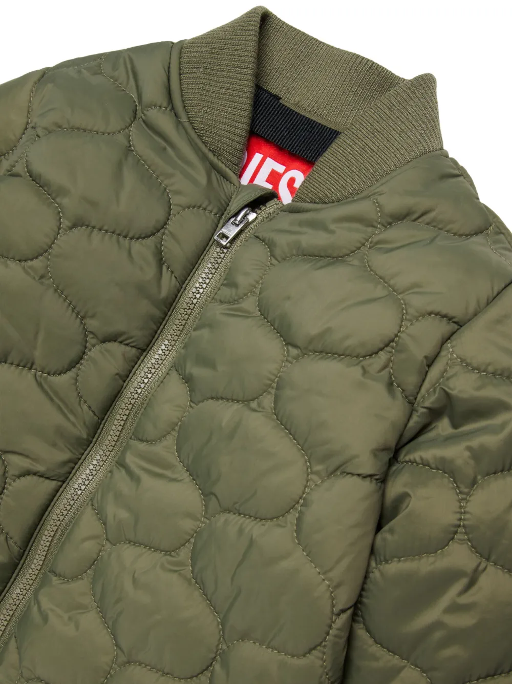 Diesel Kids Jyob gewatteerd bomberjack Groen