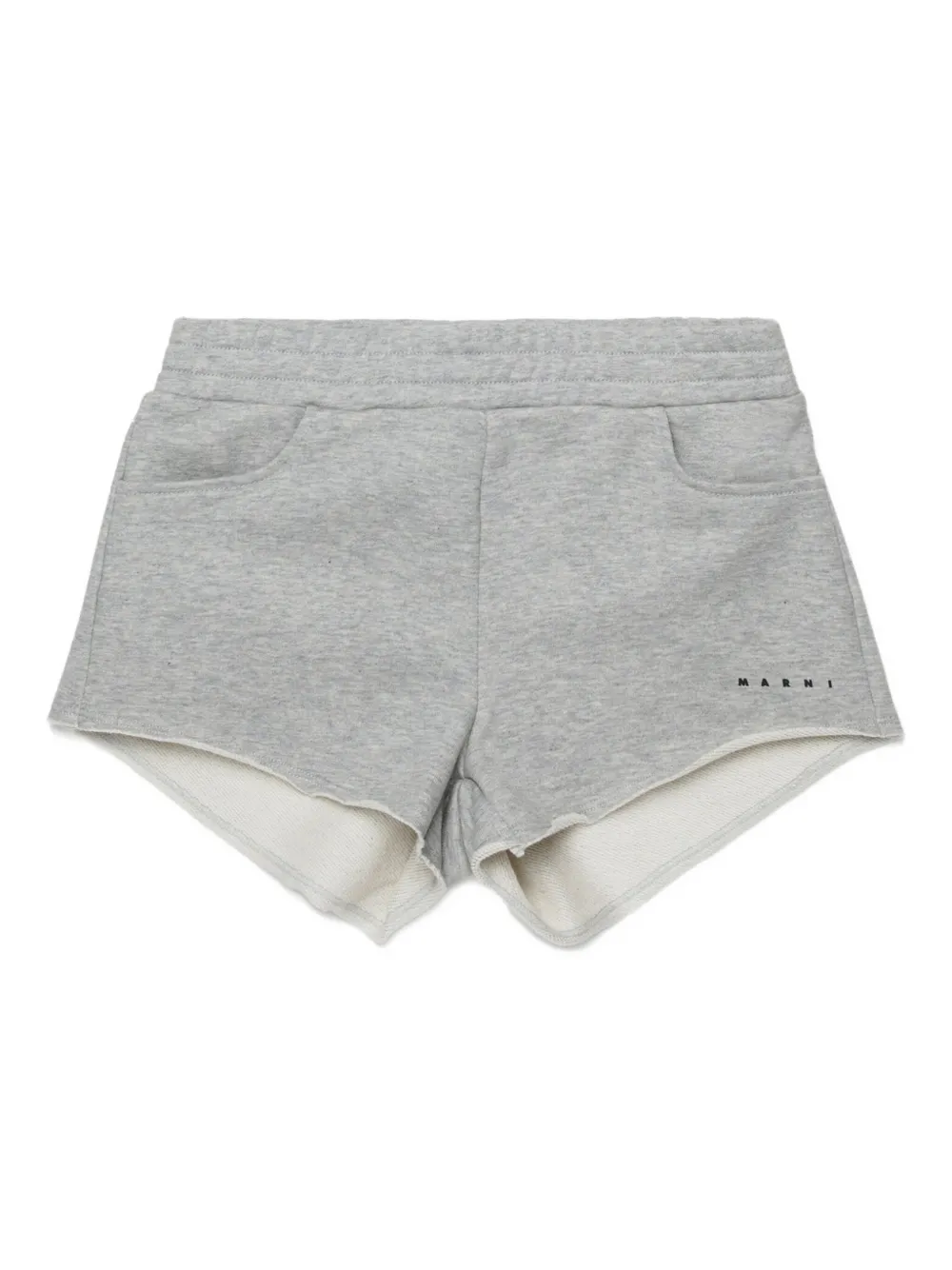 Marni Kids Shorts con logo - Grigio