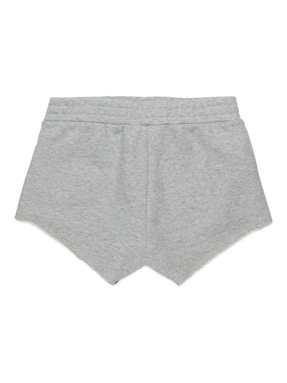 Marni Kids Shorts met gerafelde afwerking en logo Grijs