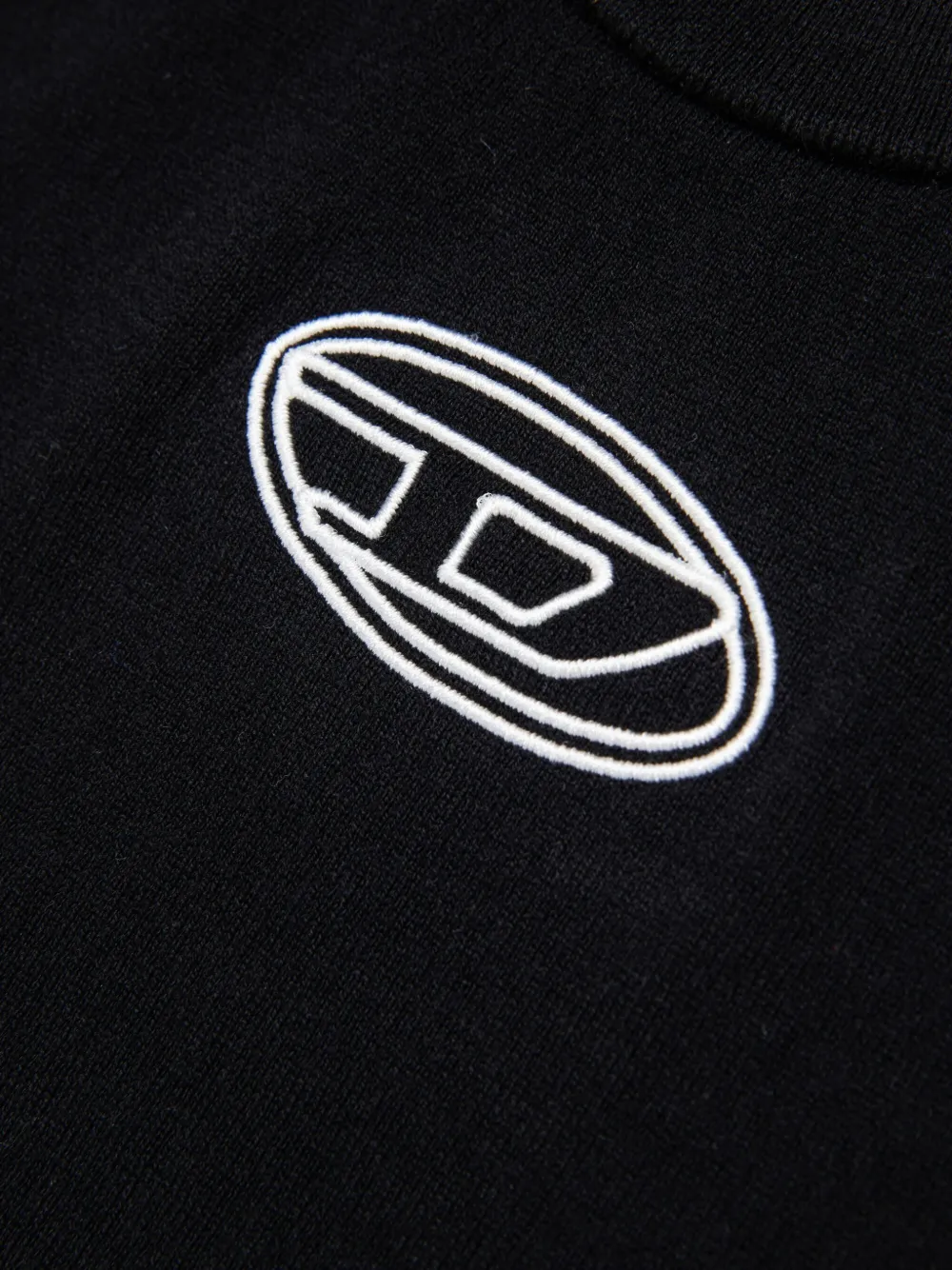 Diesel Kids KMARIGA gebreide top met borduurwerk Zwart