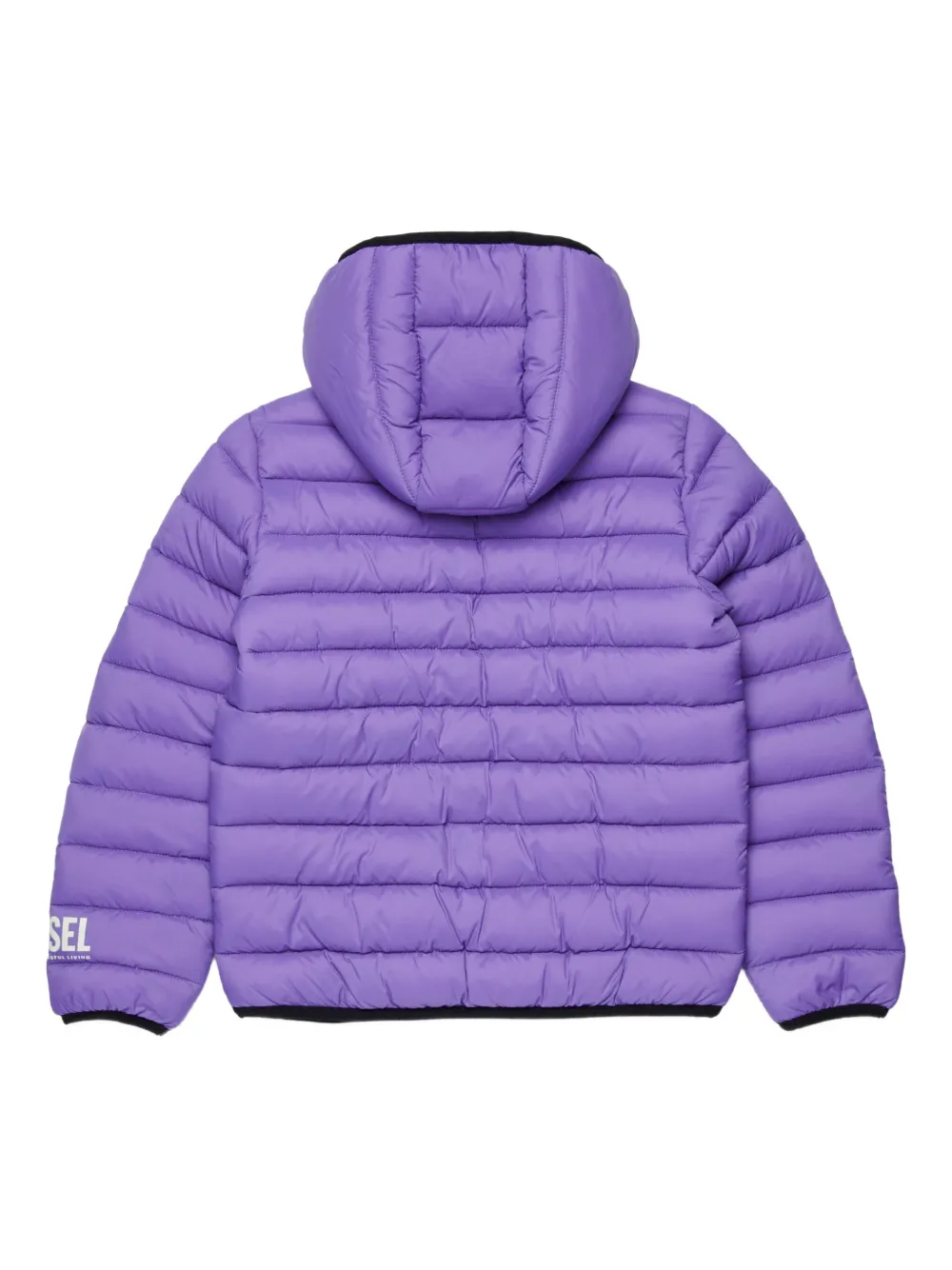  Diesel Kids Printed-logo Padded Jacket - Purple 