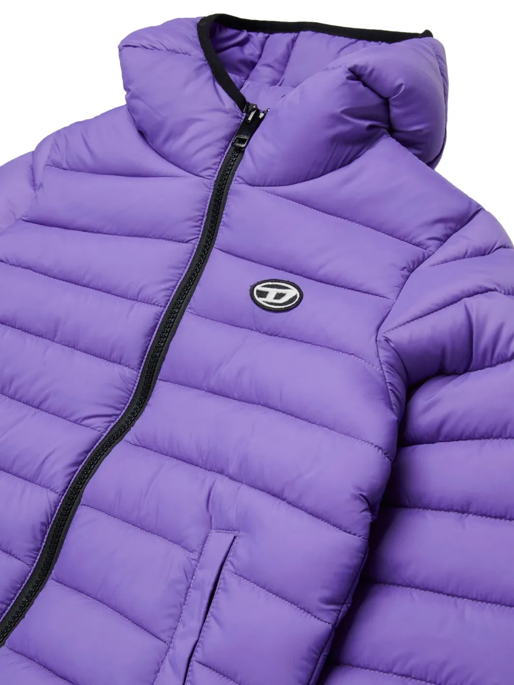  Diesel Kids Printed-logo Padded Jacket - Purple 