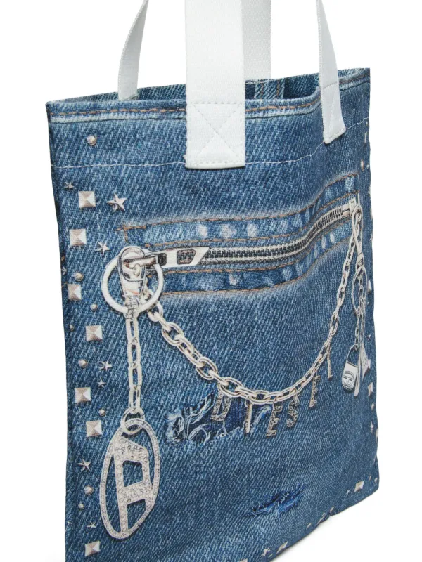 Diesel Kids Wrisy スタッズ ショルダーバッグ | ブルー | FARFETCH JP
