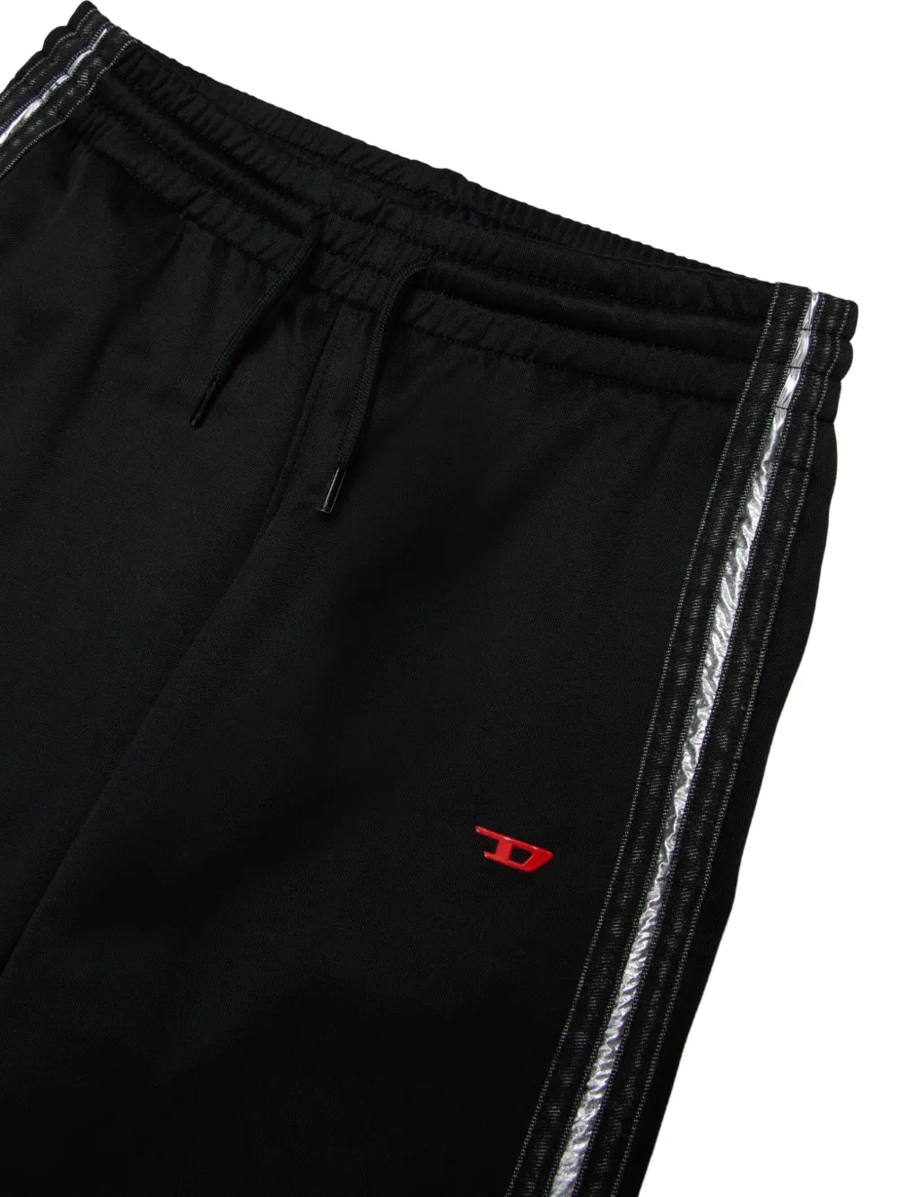 Diesel Kids Trainingsbroek met streepdetail Zwart