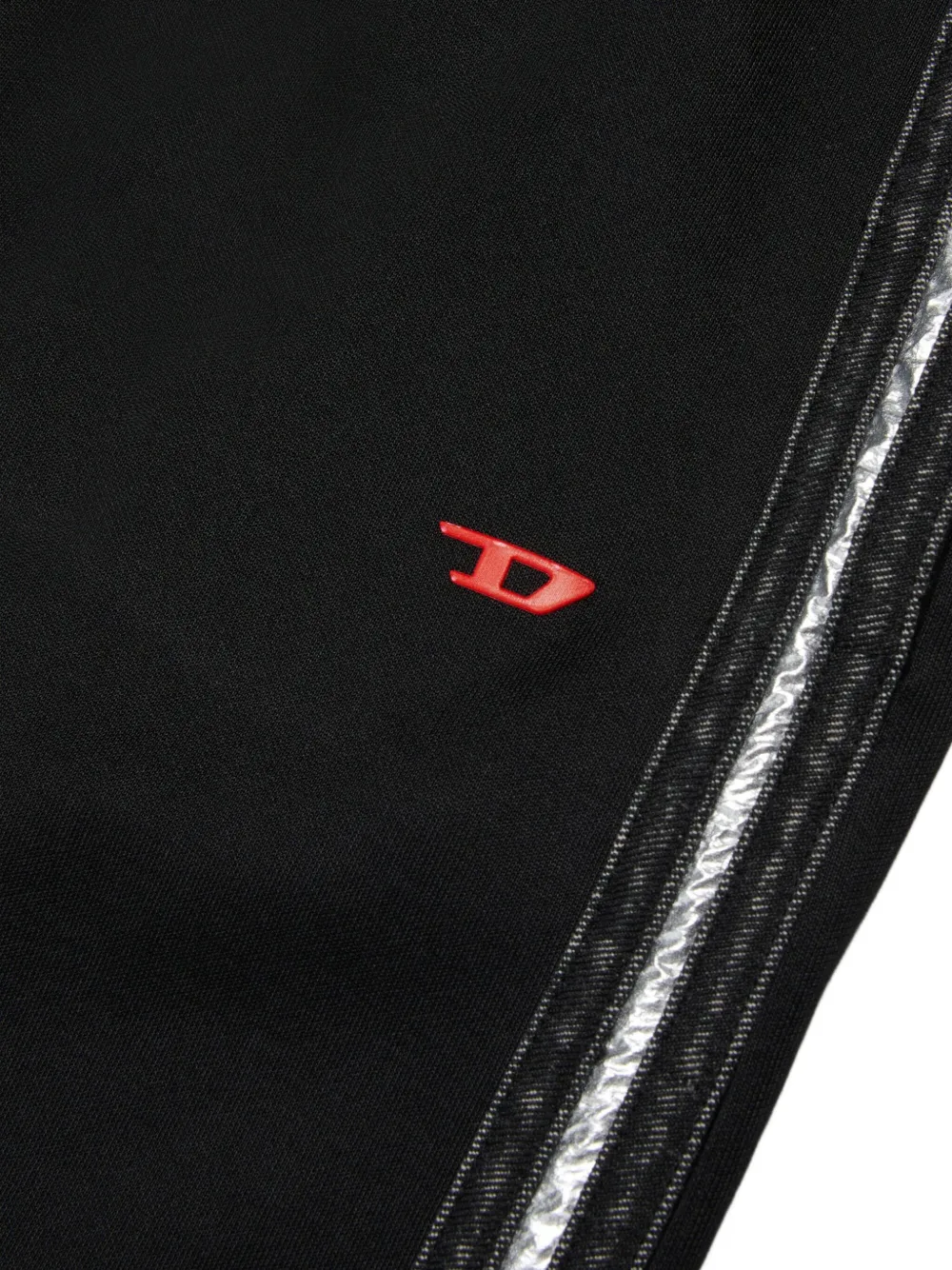 Diesel Kids Trainingsbroek met streepdetail Zwart