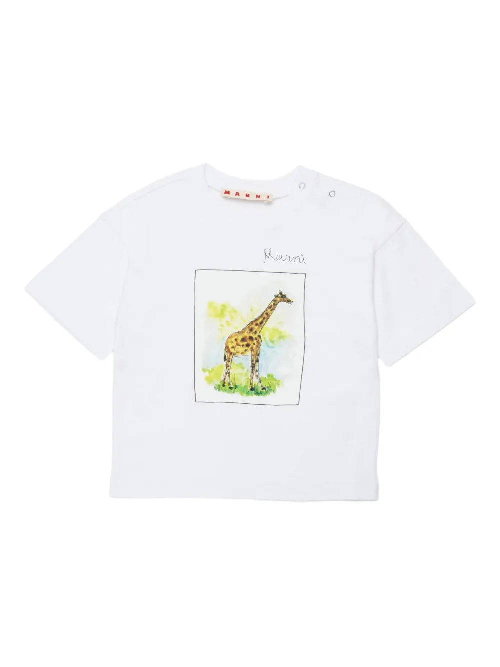 Marni Kids T-shirt con stampa - Bianco