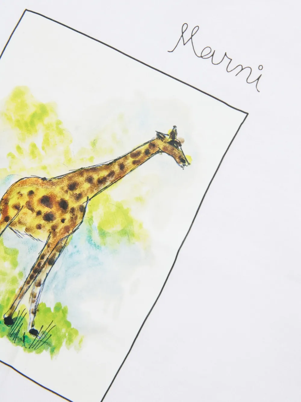 Marni Kids T-shirt met print Wit