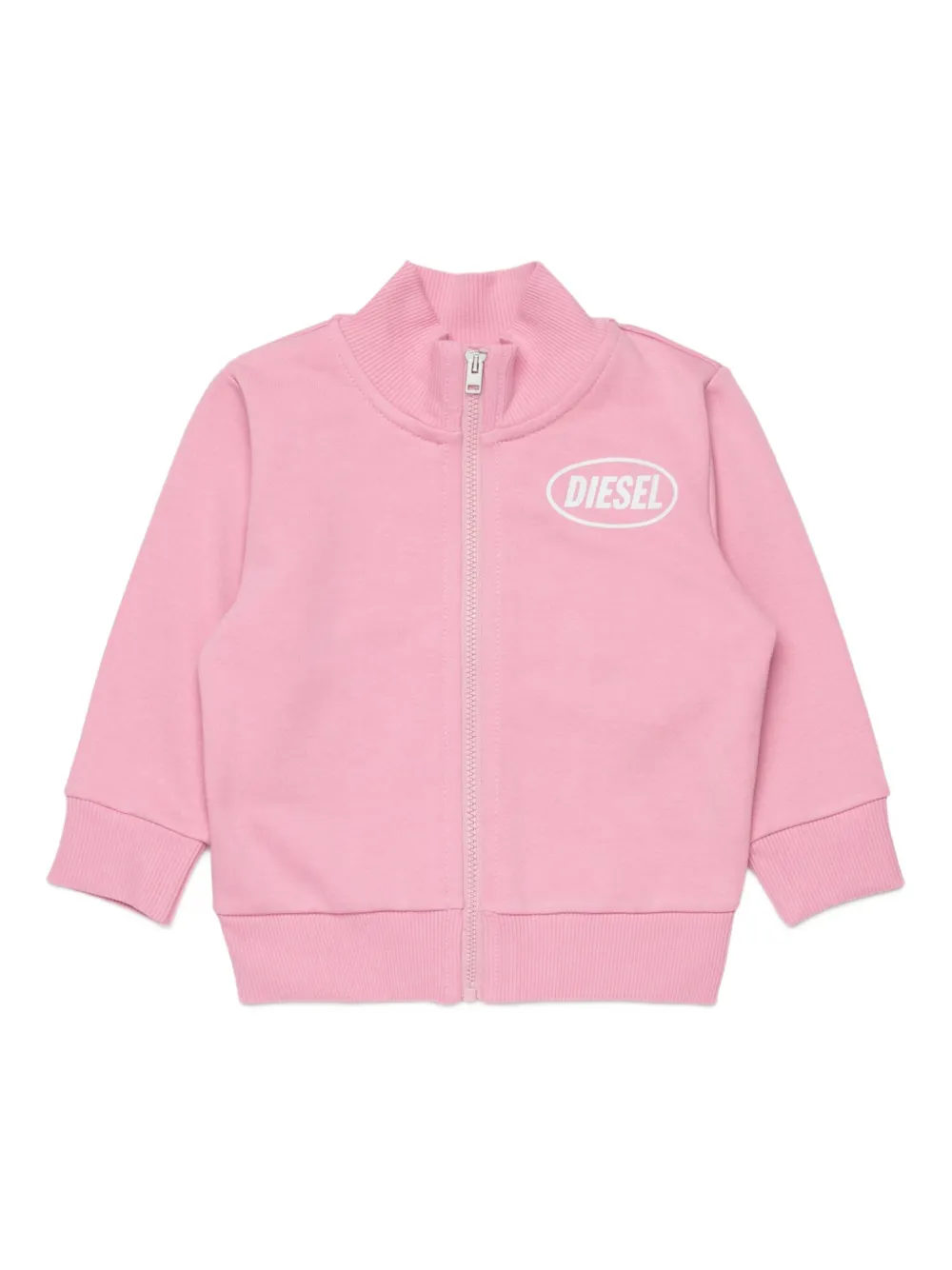 Diesel Kids Felpa Solpyb con zip - Rosa
