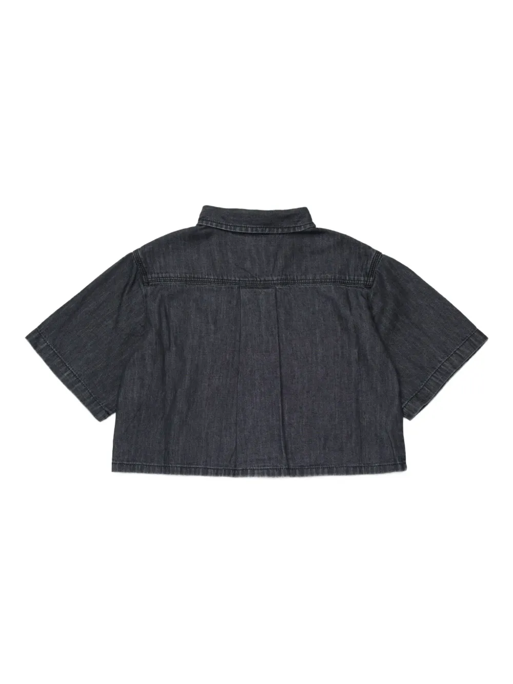 Diesel Cinnix Logo-embroidered Shirt In Black