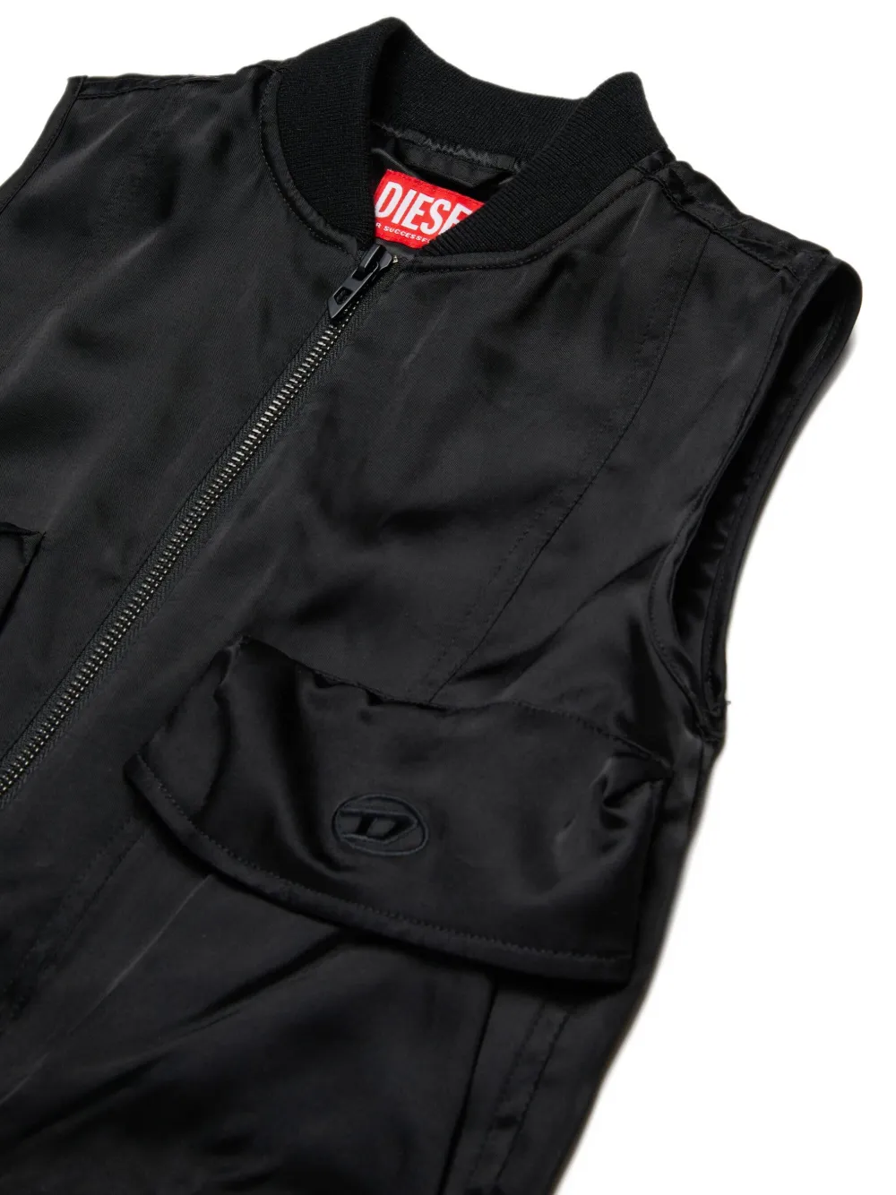  Diesel Kids Jsaffy Zip Pocket Jacket - Black 