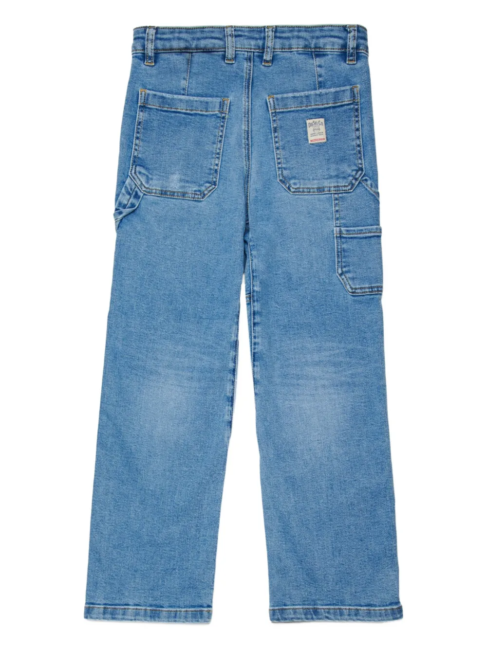 Diesel D-bart-j Pocket Jeans In Blue