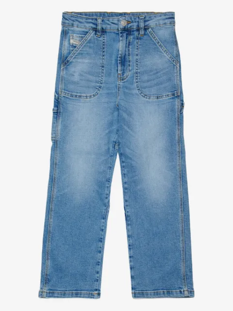 Diesel Kids D-Bart-J pocket jeans