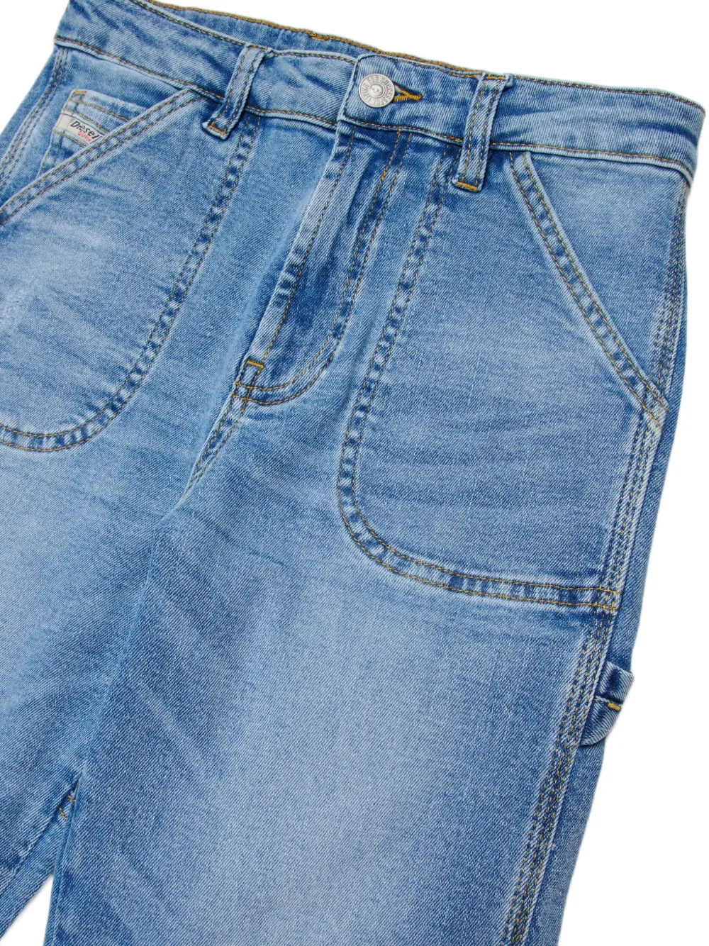 Diesel D-bart-j Pocket Jeans In Blue