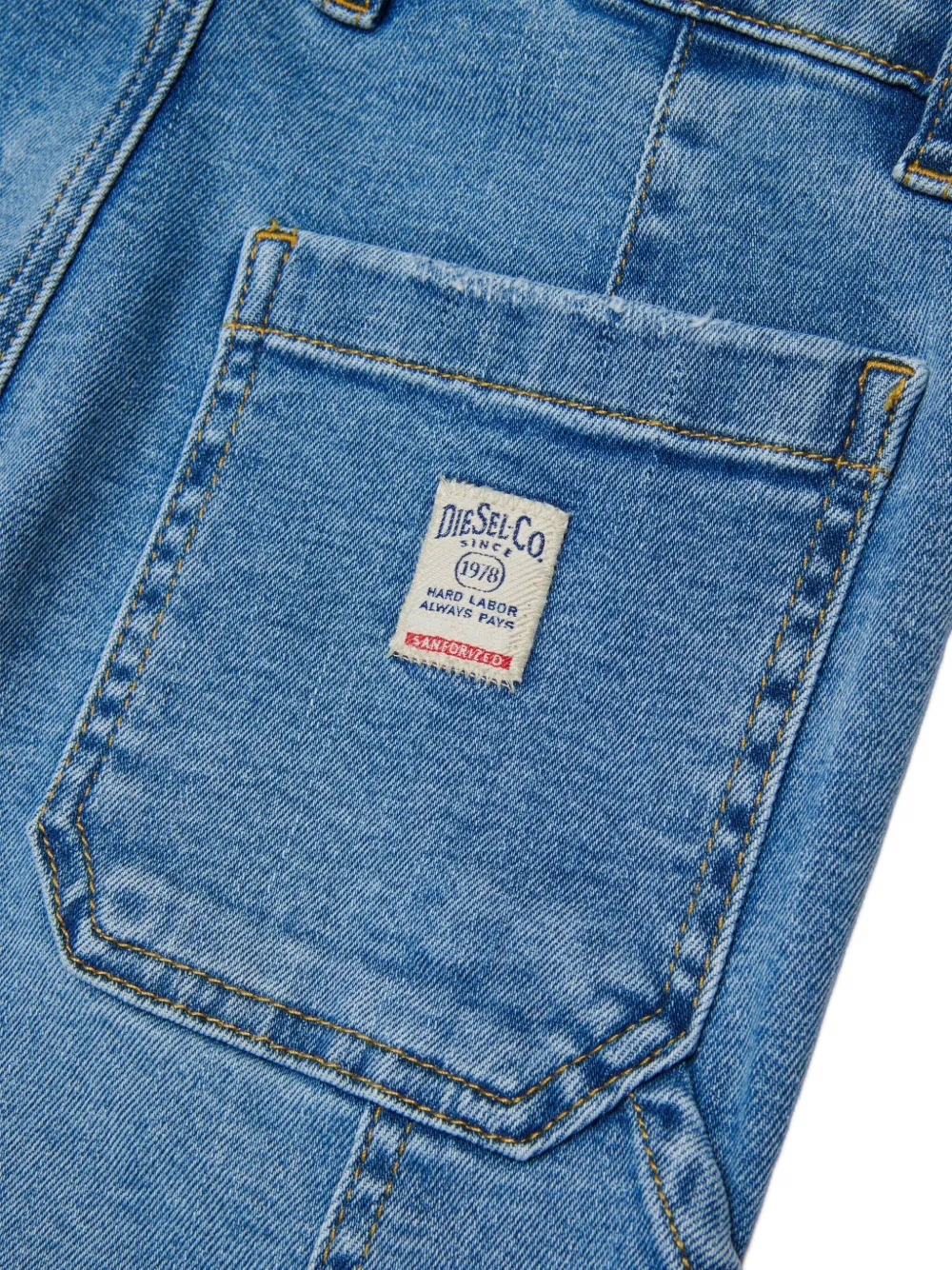 Diesel D-bart-j Pocket Jeans In Blue
