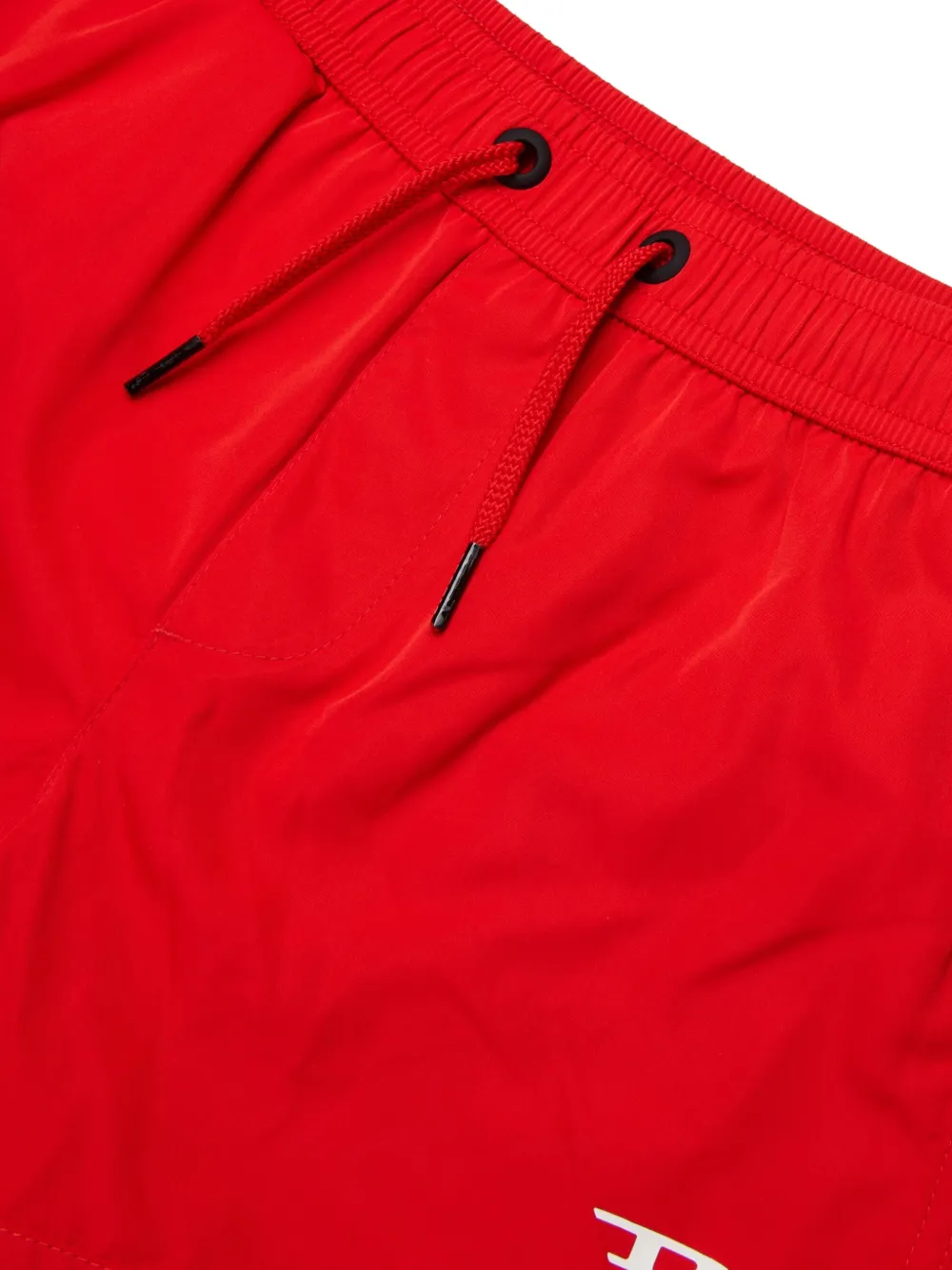 Diesel Kids Zwembroek met trekkoord en achterzak Rood