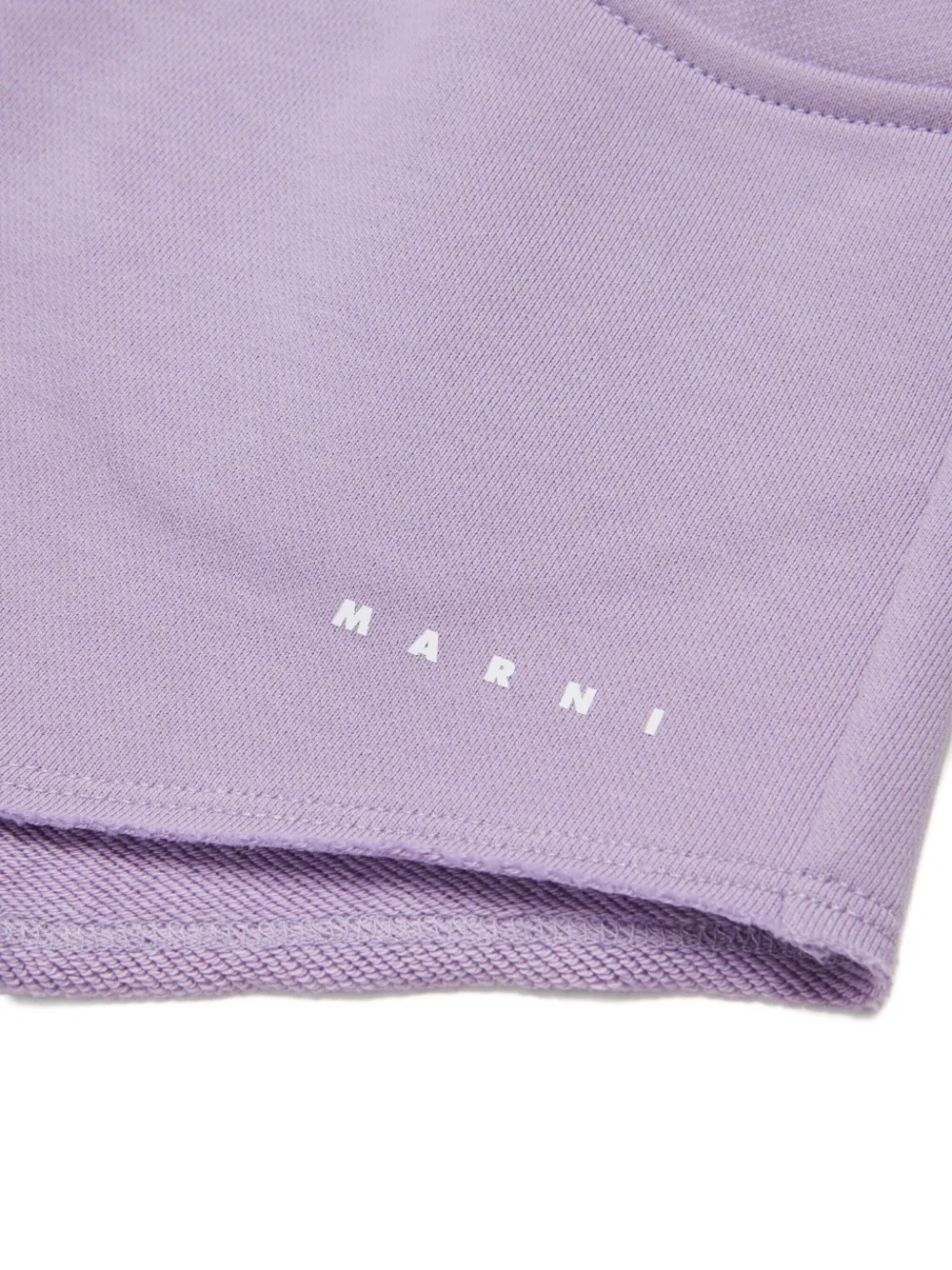Marni Kids Katoenen shorts met zijzak Paars
