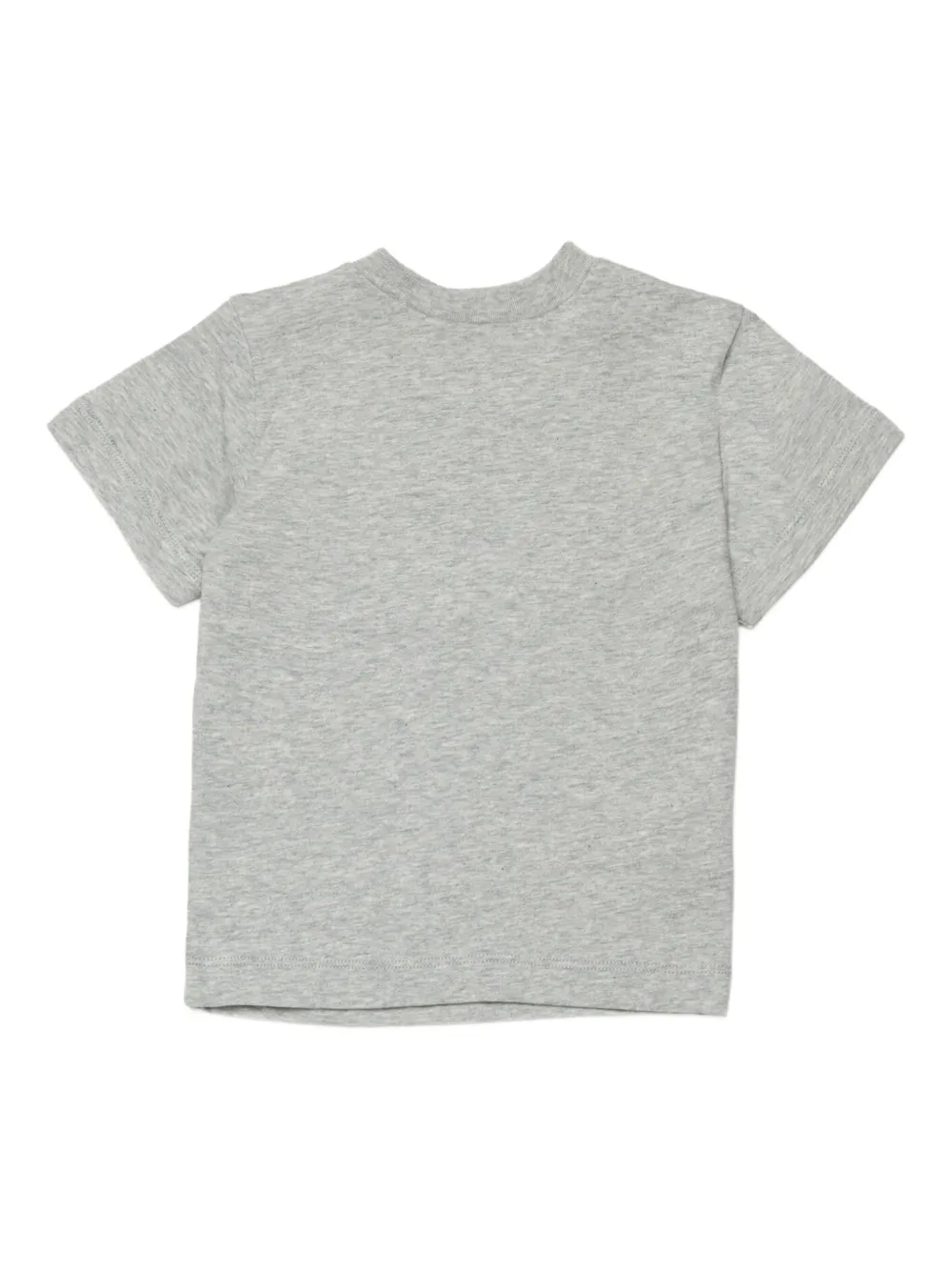 Marni Kids T-shirt met ronde hals en schommelpaard-print Grijs