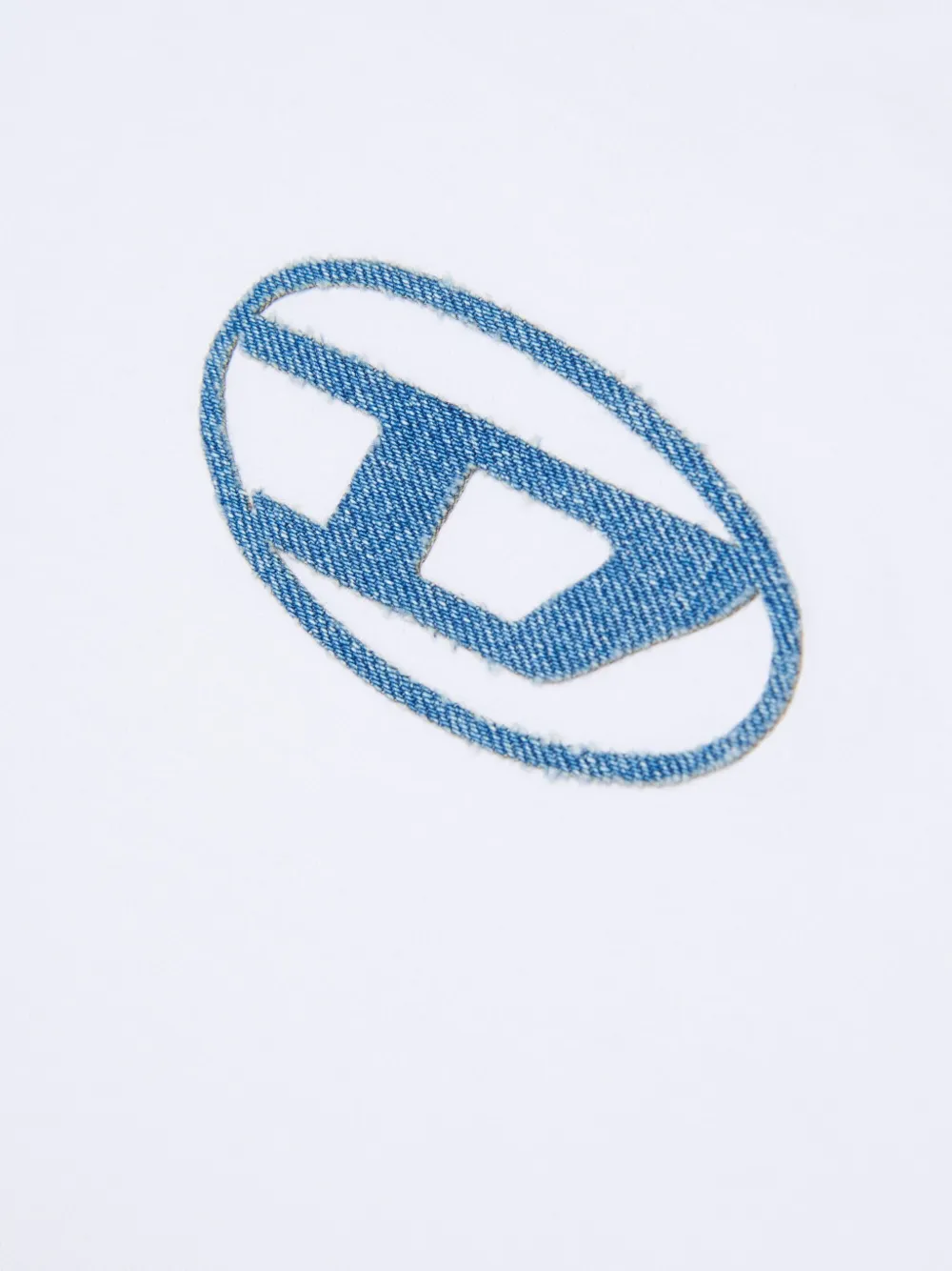 Diesel Logo-embroidered T-shirt In White