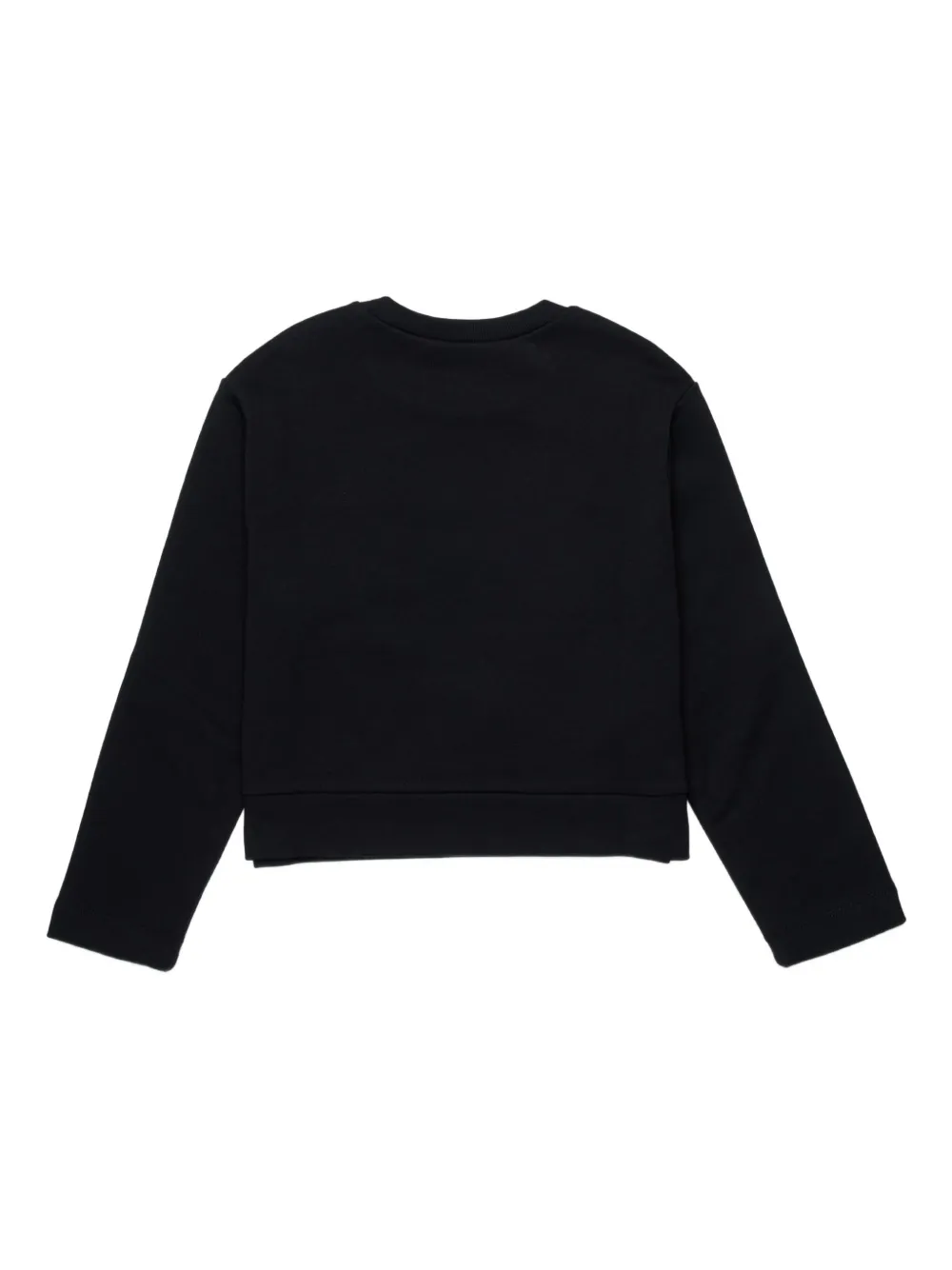 Long-Sleeves Ruffled-Detail Sweatshirt