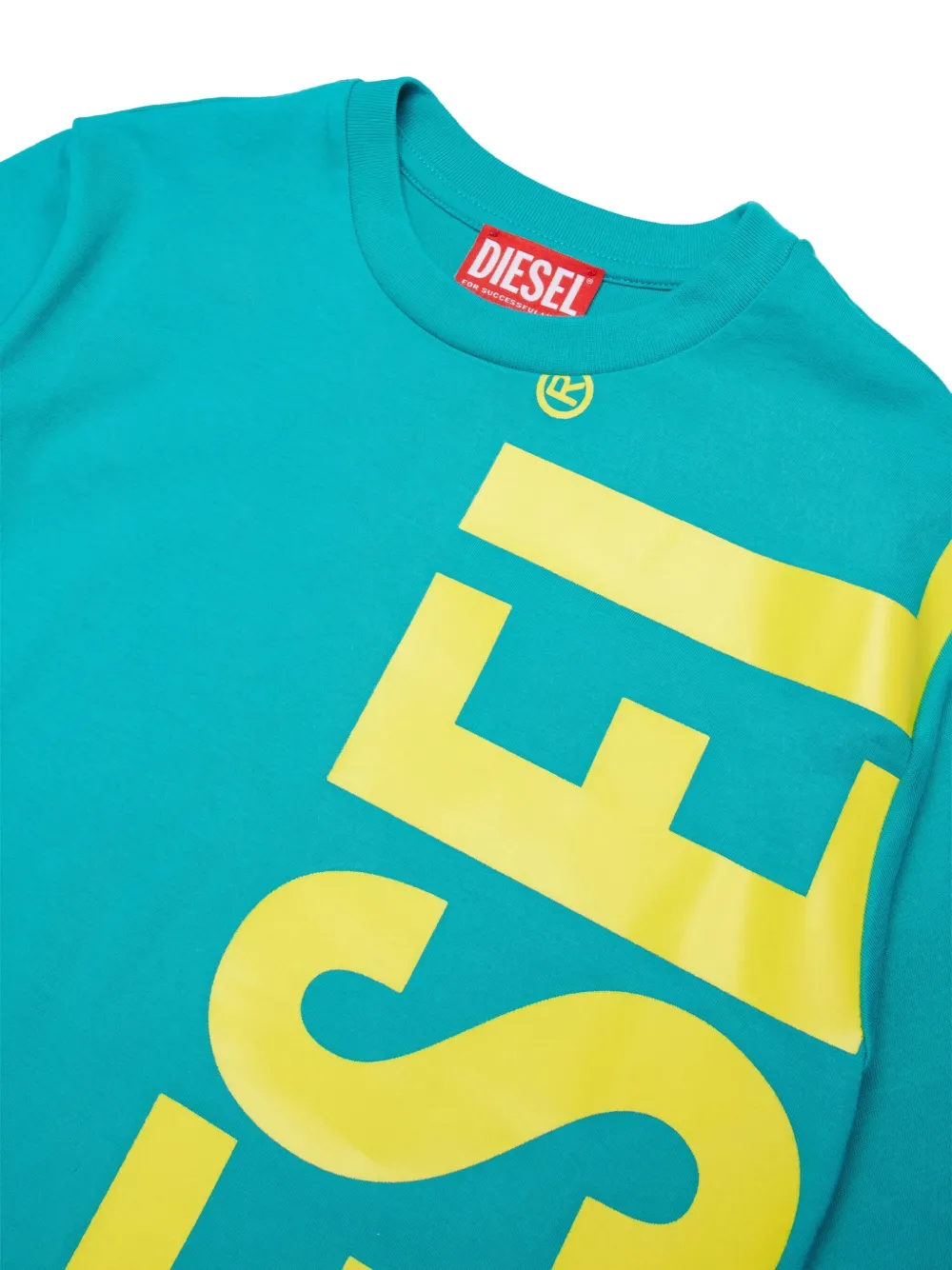 Diesel Kids logo-detail Cotton T-shirt | Blue | FARFETCH
