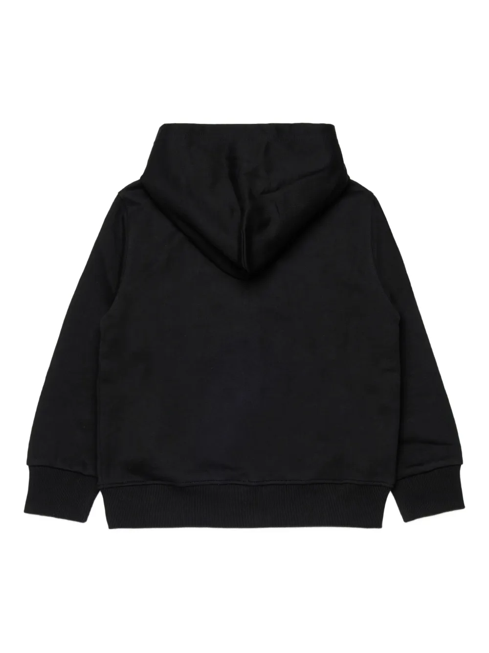 Diesel Slogy Over Logo Zipped Hoodie In Blue