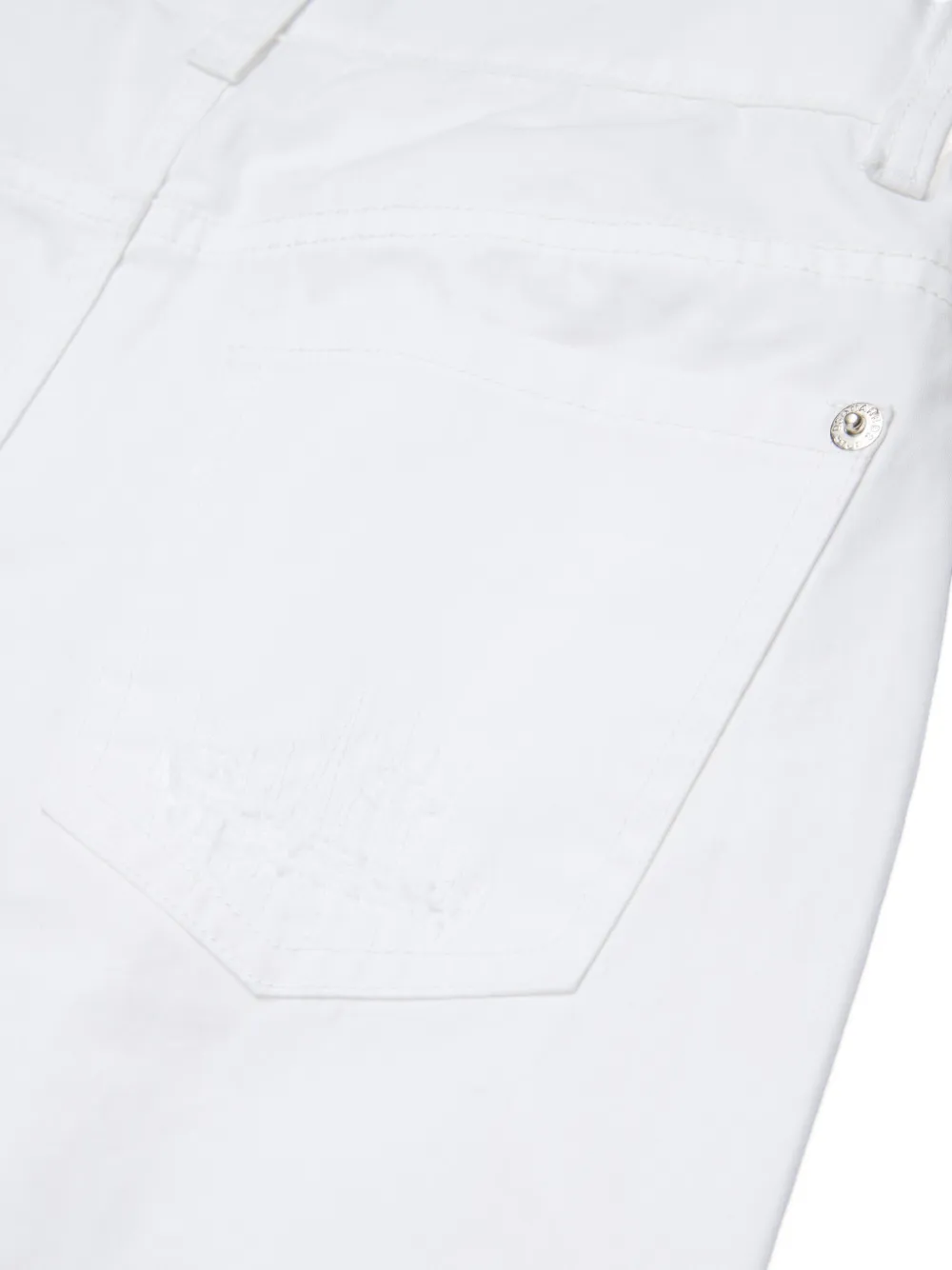 DSQUARED2 KIDS Shorts met knoopsluiting Wit