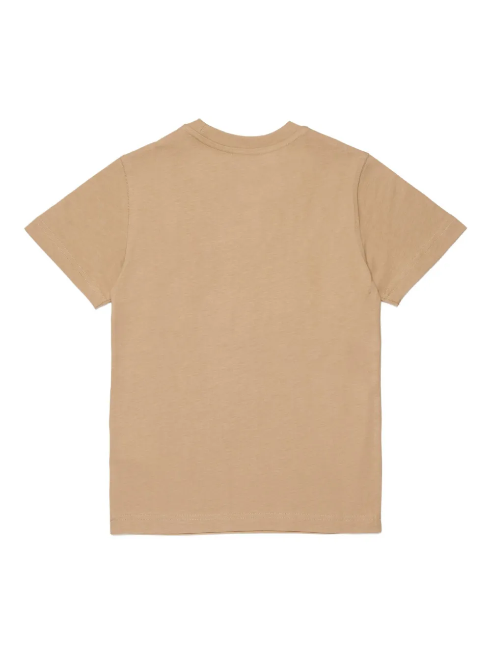 Diesel Kids T-shirt met logo Beige