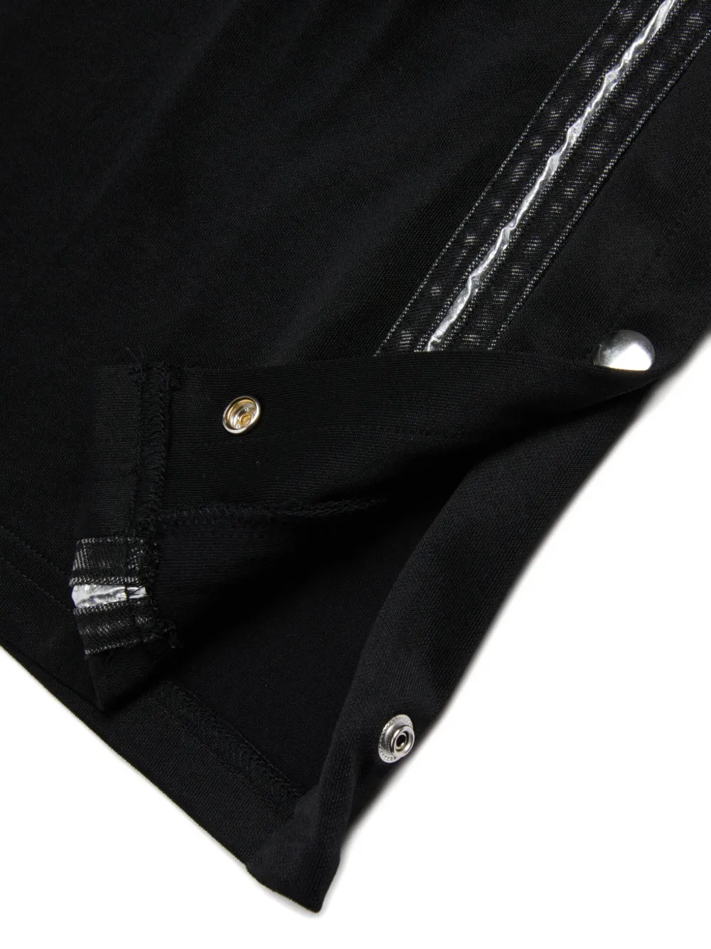 Diesel Kids Broek met afwerking met knopen Zwart