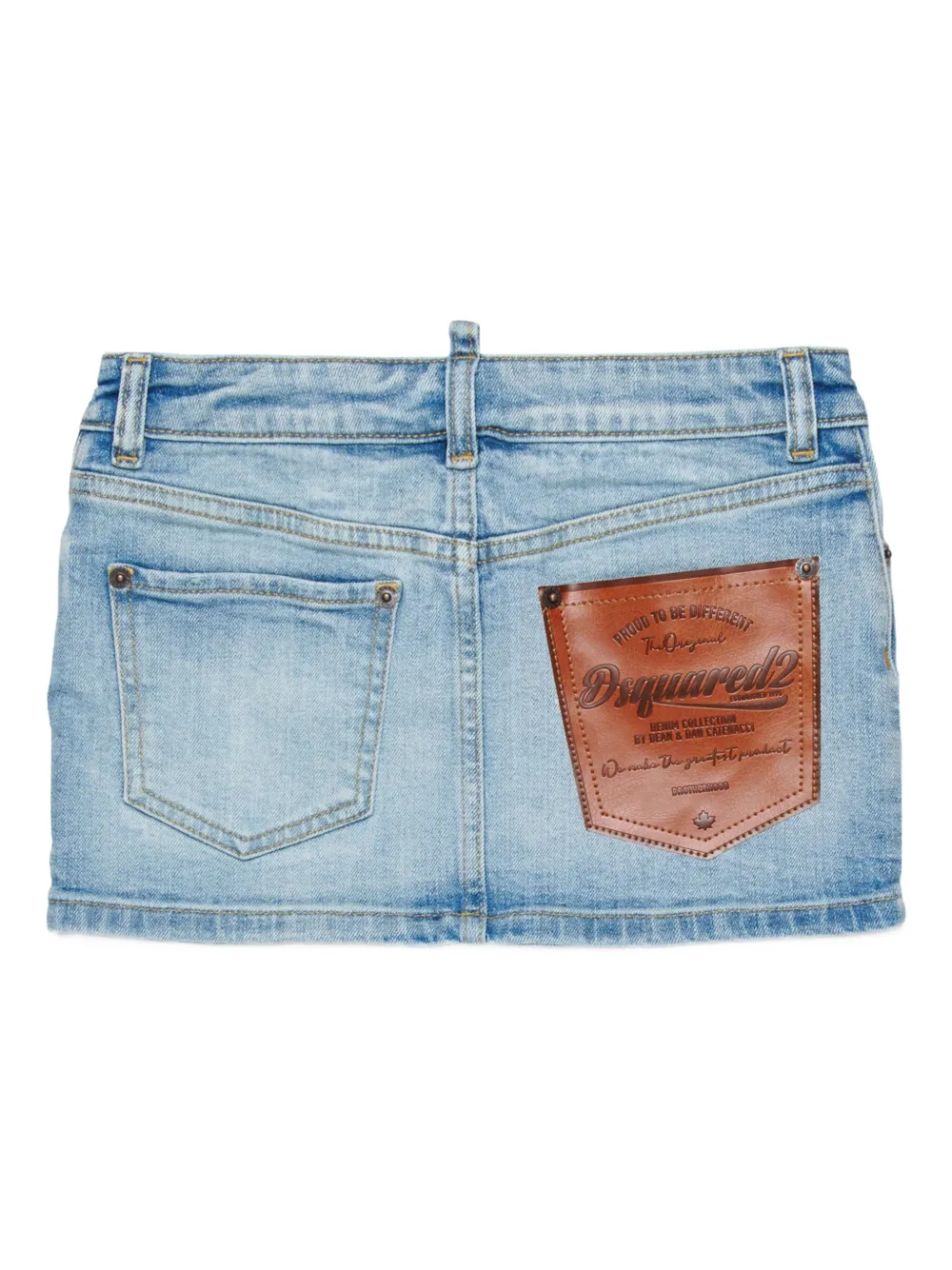  Dsquared2 Kids Pocket Skirt - Blue 