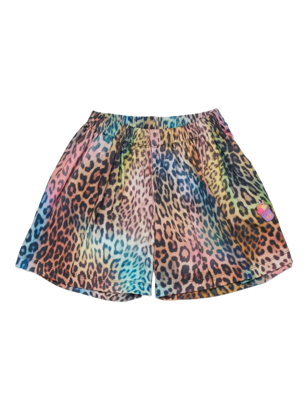 Diesel Kids Shorts MPLILY con stampa leopardata - Marrone