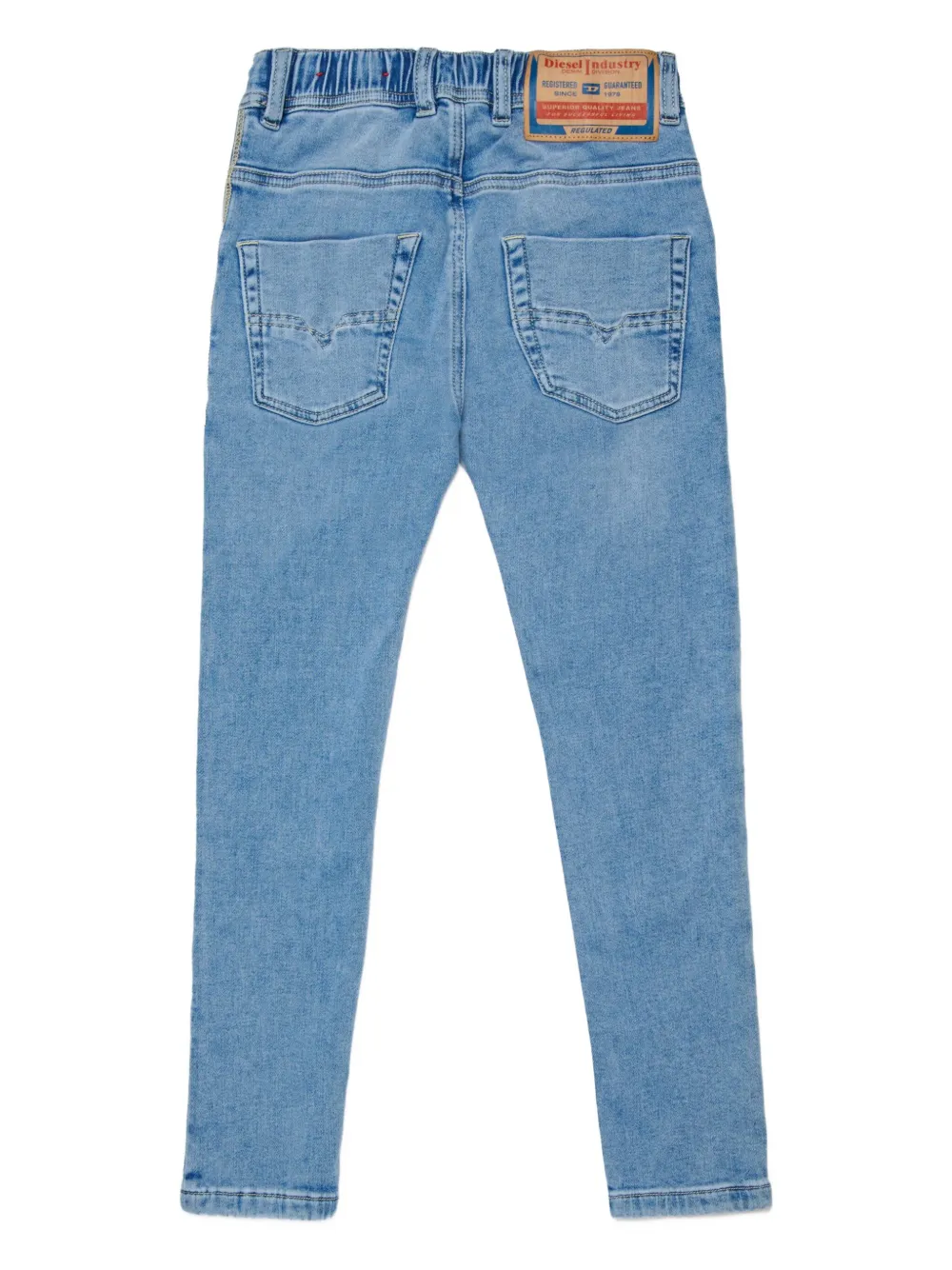 Diesel Kids Jeans met trekkoord Blauw