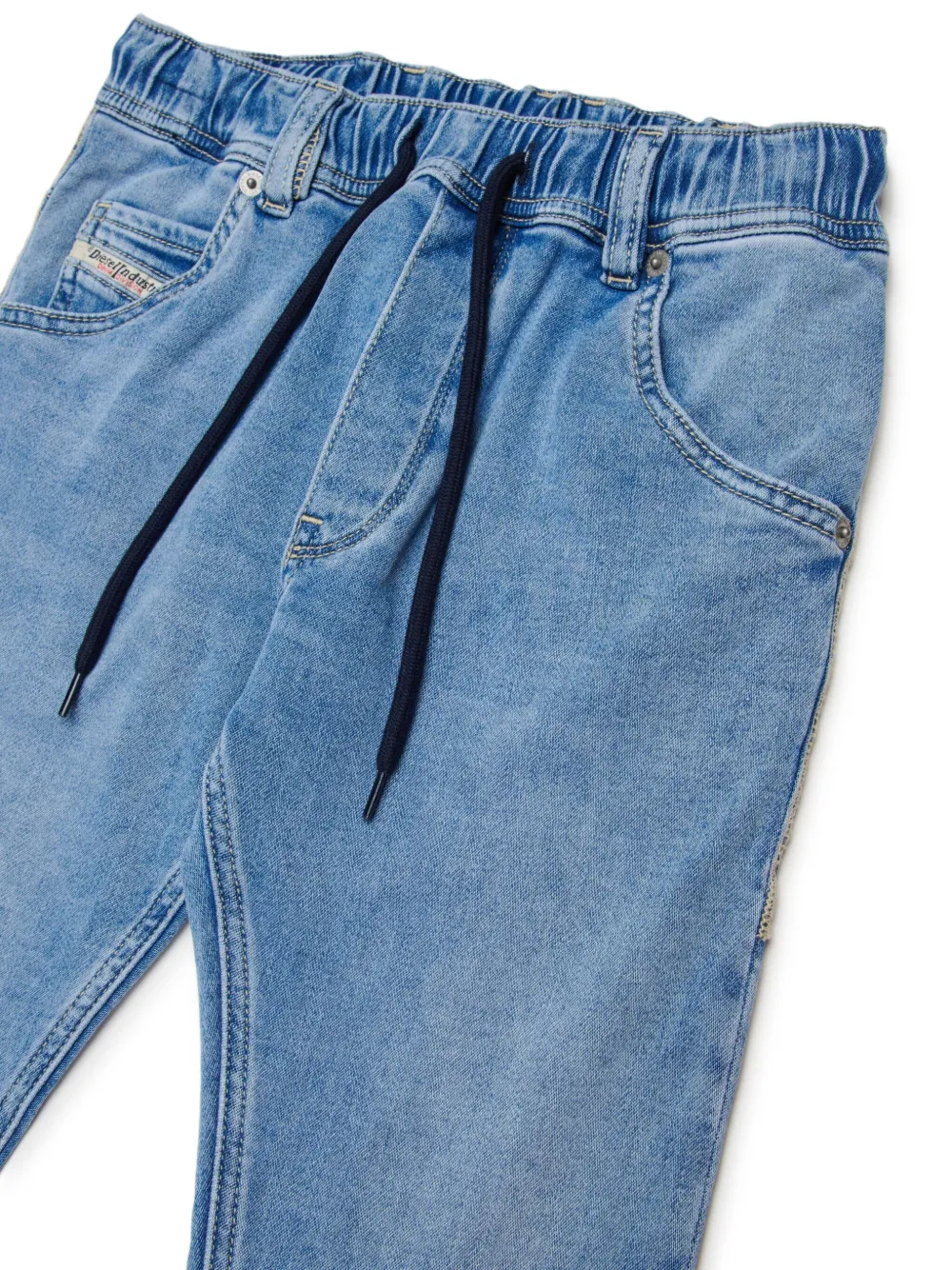 Diesel Kids Jeans met trekkoord Blauw