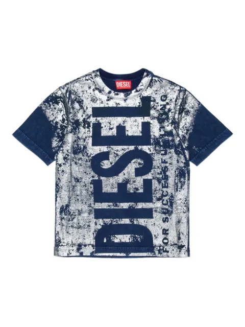 Diesel Kids logo-print cotton T-shirt