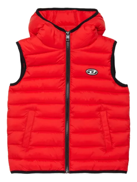 Diesel Kids hooded padded vest