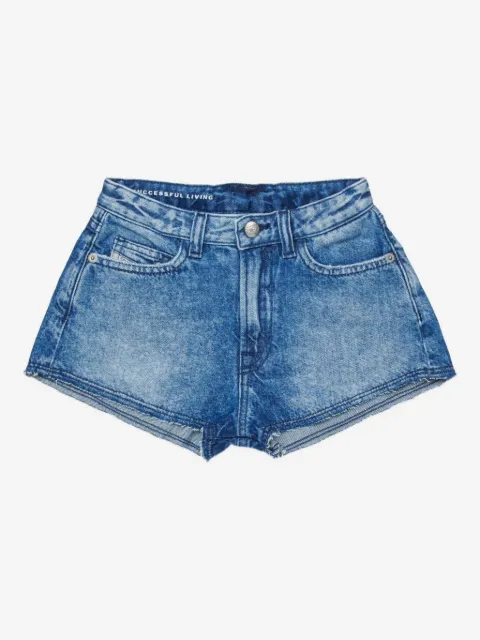 Diesel Kids Plaffy frayed denim shorts