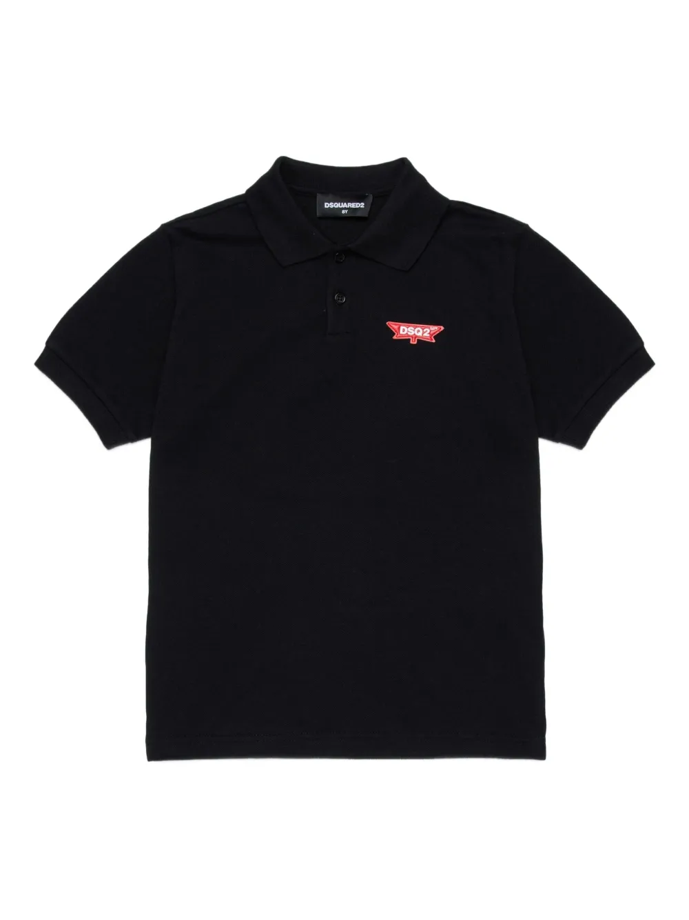 DSQUARED2 KIDS Poloshirt mit Logo-Applikation - Schwarz