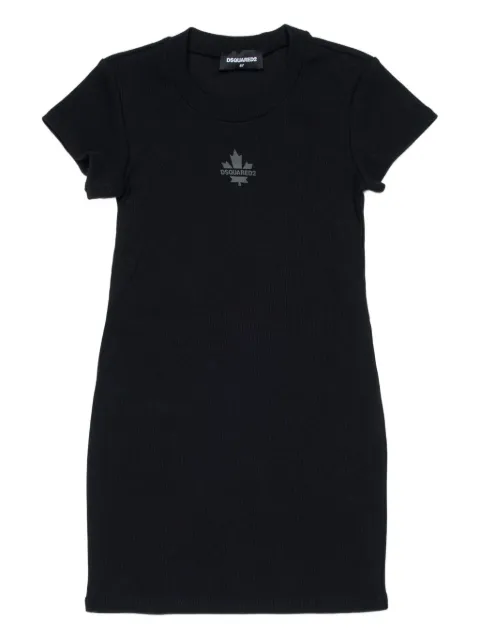 DSQUARED2 KIDS logo-detail ribbed dress
