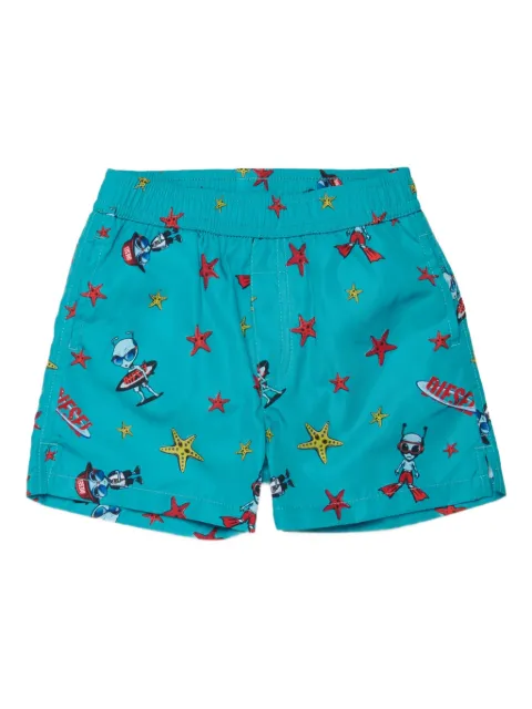 Diesel Kids printed swim shorts
